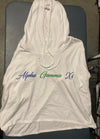 AGXi Cropped T Shirt Hoodie