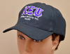 KEY structured Hat w/ Purple Pearls