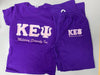 KEY Purple T-Shirt and Sweats Set