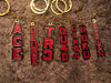 ALP Number Keychains