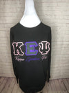 Color Rush KEY Ladies Crew Neck Sweatshirt
